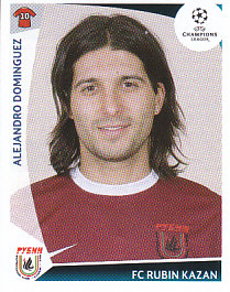 Alejandro Dominguez Rubin Kazan samolepka UEFA Champions League 2009/10 #410